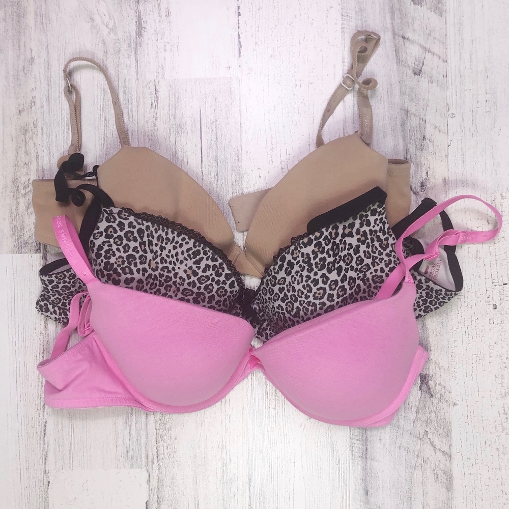 Victoria's Secret 36D Bundle Demi Plunge Bras